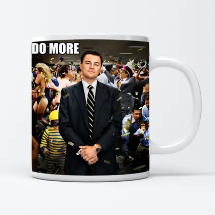 Complain Less Do More Man Office Party