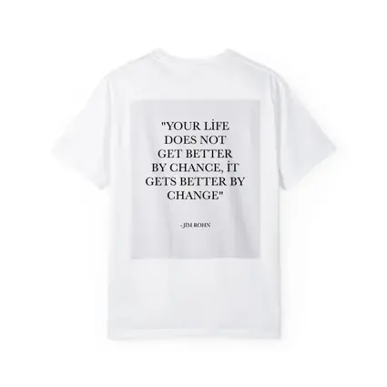 Jim Rohn Life Change Quote Black White