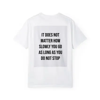 It Does Not Matter How Slowly Quote