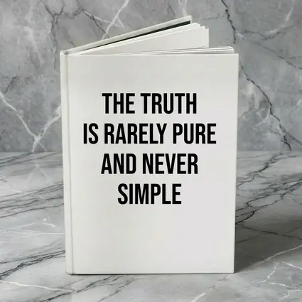 The Truth Is Rarely Pure Quote Print