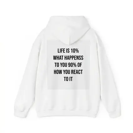 Life Is Ten Percent Reaction Motivational Quote