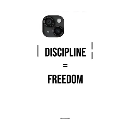 Discipline Equals Freedom Bold Black Typography
