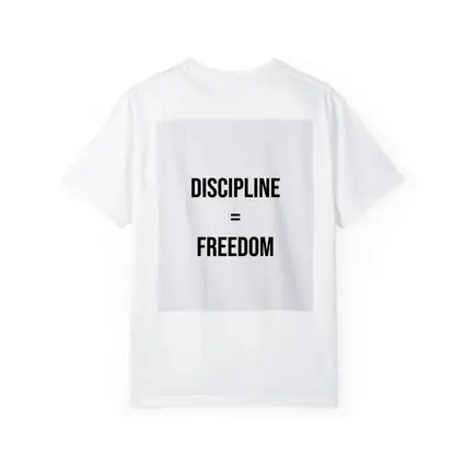 Discipline Equals Freedom Bold Black Typography