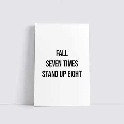 Fall Seven Times Stand Up Eight Quote