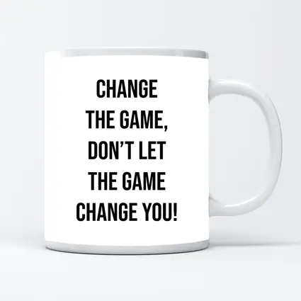 Change The Game Bold Motivational Quote Print