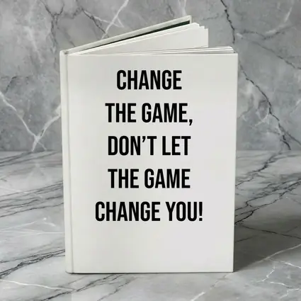 Change The Game Bold Motivational Quote Print