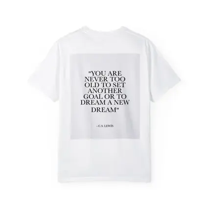 CS Lewis Dream Quote Black White Print
