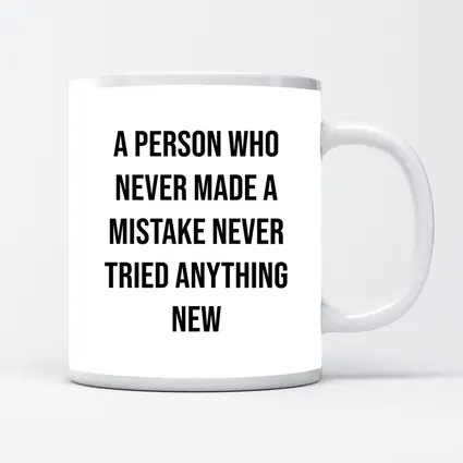 A Person Never Made Mistake Inspirational Quote