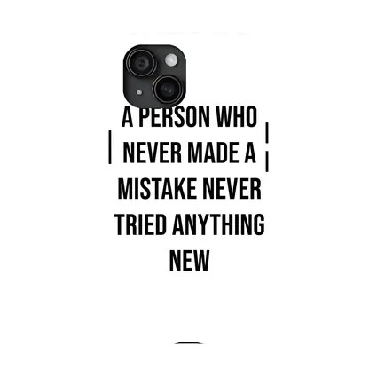 A Person Never Made Mistake Inspirational Quote