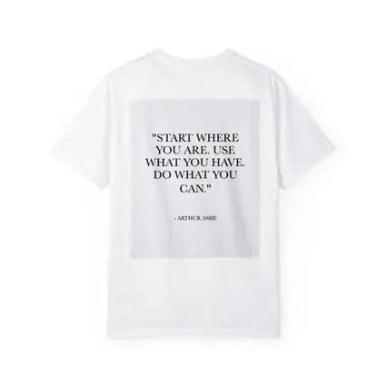 Arthur Ashe Start Where You Are Quote