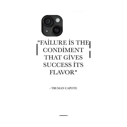 Truman Capote Failure Success Quote White