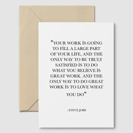 Steve Jobs Love What You Do Quote