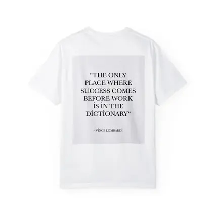 Vince Lombardi Success Quote Black White