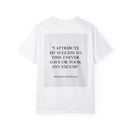 Florence Nightingale Success Quote Black White
