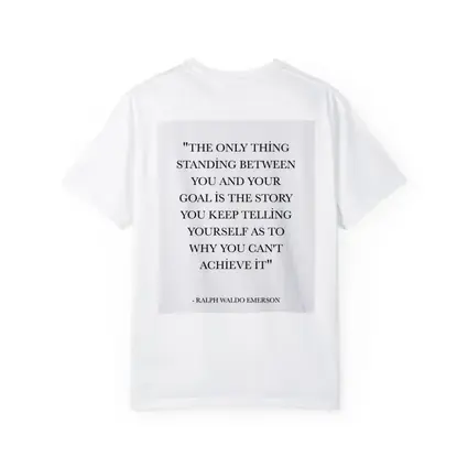 Ralph Waldo Emerson Goal Motivational Quote Print