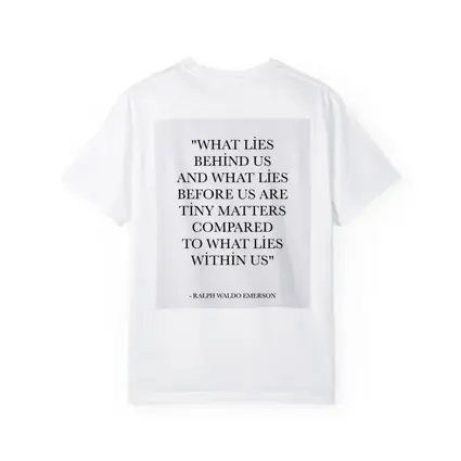 Ralph Waldo Emerson Quote Black White Print