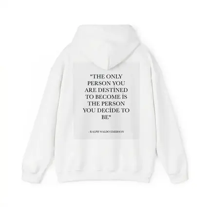 Ralph Waldo Emerson Quote Black White Print