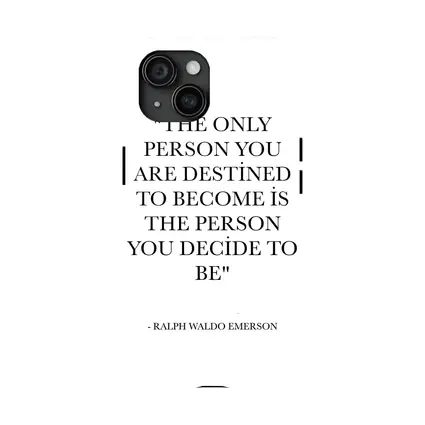Ralph Waldo Emerson Quote Black White Print