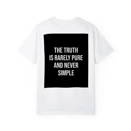 The Truth Is Rarely Pure Quote Black
