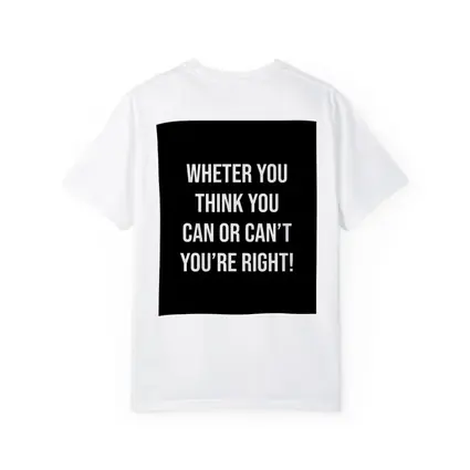 Whether You Think Can Or Cannot Quote