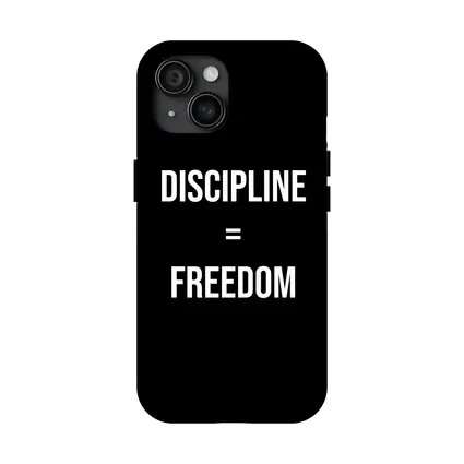Discipline Equals Freedom Bold Black Typography