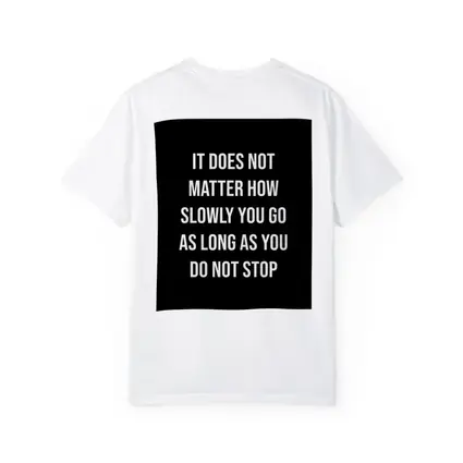 It Does Not Matter How Slowly Quote
