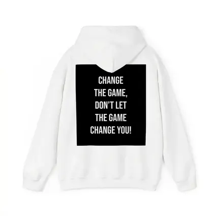 Change The Game Motivational Quote Black Background