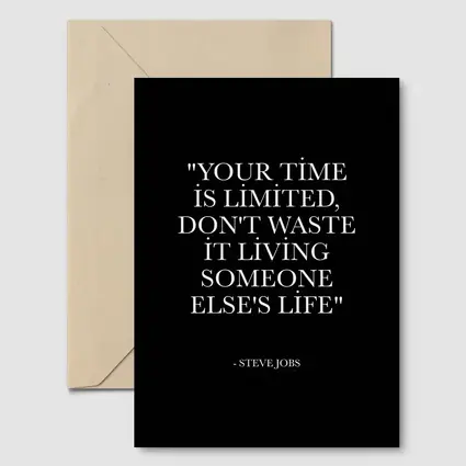 Steve Jobs Your Time Is Limited Quote