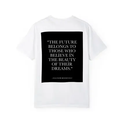 Eleanor Roosevelt Future Belongs Dreams Quote