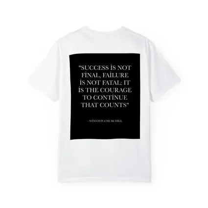 Winston Churchill Courage Quote Black Background