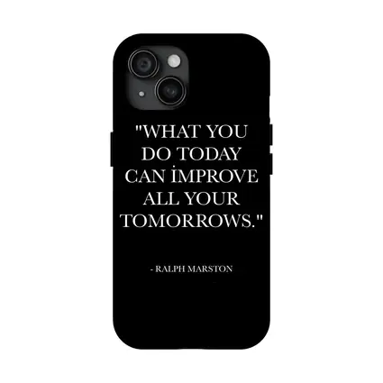 Ralph Marston Quote Black Motivational Typography Art