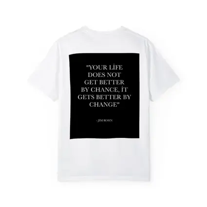 Jim Rohn Life Change Quote Black White