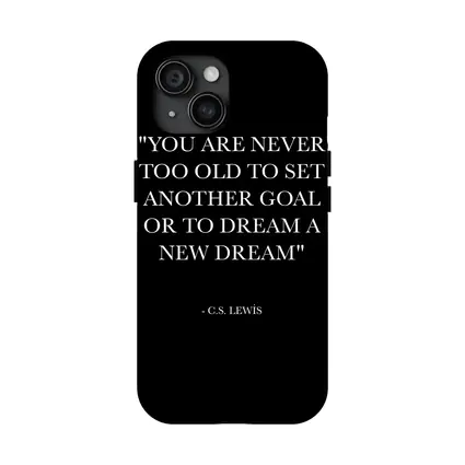 CS Lewis Quote Black Minimalist Typography Art