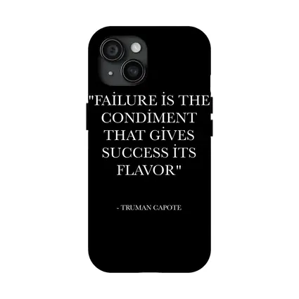 Truman Capote Failure Success Quote Black