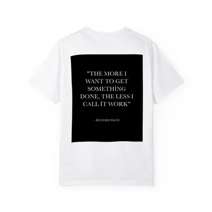 Richard Bach Quote Black Minimalist Typography Art