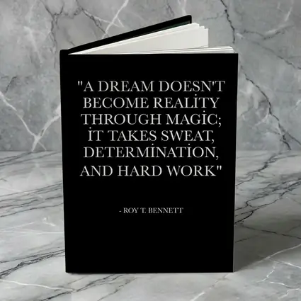 Roy T Bennett Dream Hard Work Quote