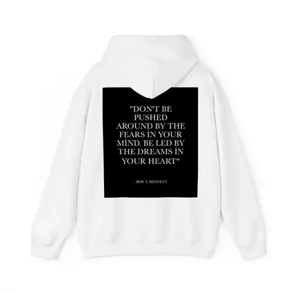 Roy T Bennett Dreams Heart Quote Black
