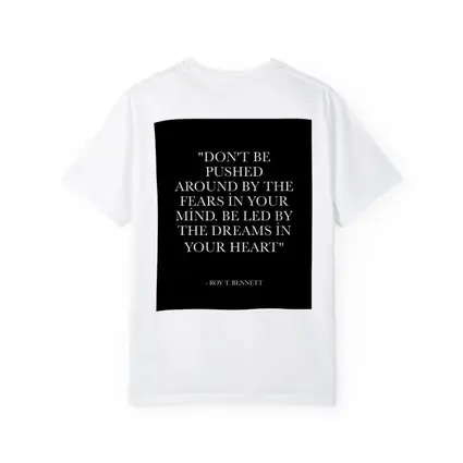 Roy T Bennett Dreams Heart Quote Black