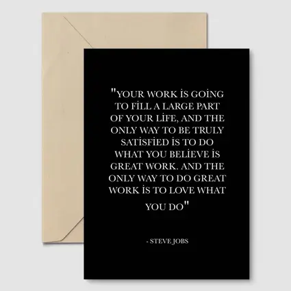 Steve Jobs Love What You Do Quote