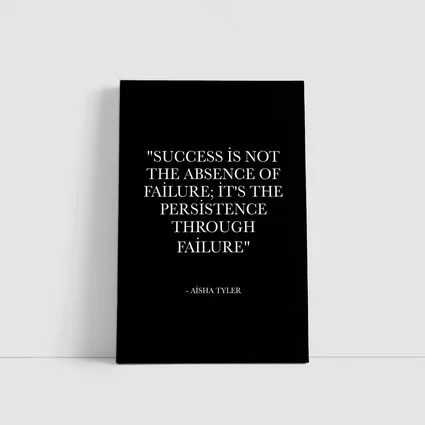 Aisha Tyler Success Persistence Quote Black Background