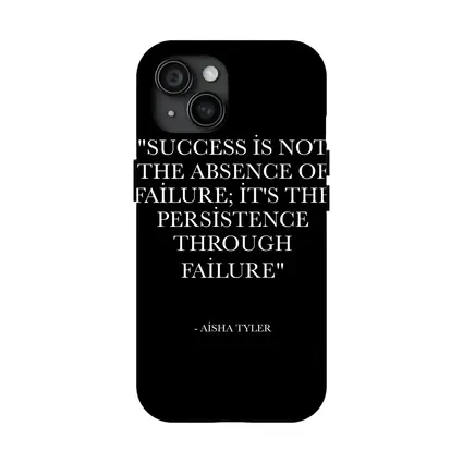 Aisha Tyler Success Persistence Quote Black Background