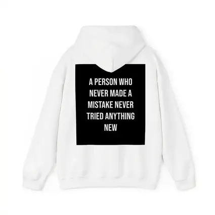 Never Made A Mistake Quote Black