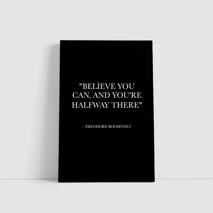 Theodore Roosevelt Believe You Can Quote