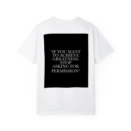 Achieve Greatness Stop Asking Permission Black