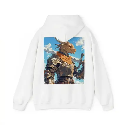 Dragon Knight Armor Sword Blue Sky