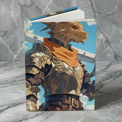 Dragon Knight Armor Sword Blue Sky