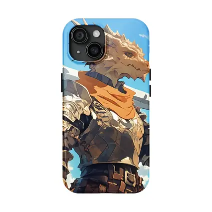 Dragon Knight Armor Sword Blue Sky