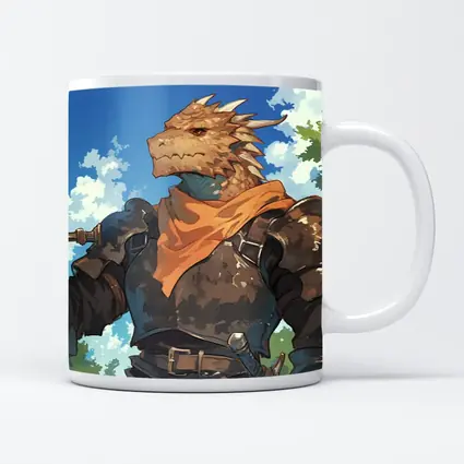 Dragon Knight Warrior Anime Art Forest