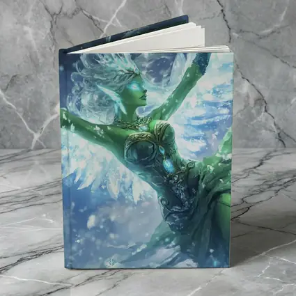 Ice Angel Fantasy Figure Winter Snow Scene