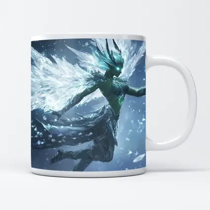 Ice Angel Fantasy Figure Snowflake Storm